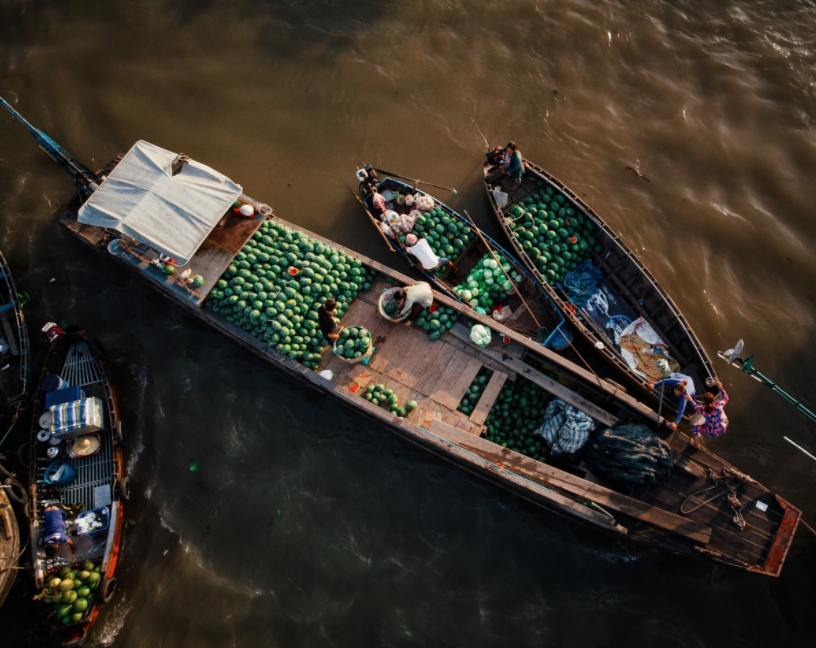 Vietnam's floating market under lenses of Western tourist 0247 capture1